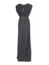 Max Mara Studio Midi Dress In Black