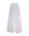 Max Mara Studio Chic Studio Mini Skirt For Women In White