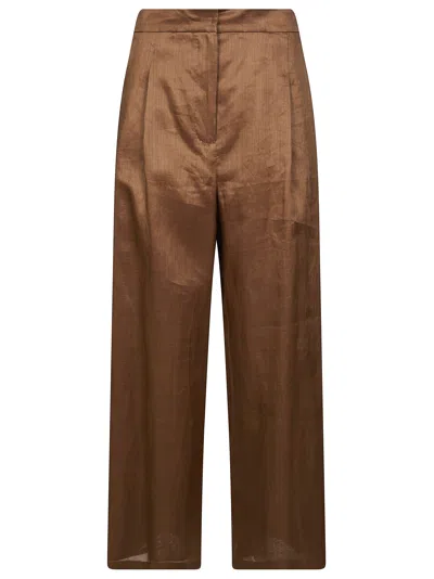 Max Mara Studio Elegant Women's Trousers In Blue
