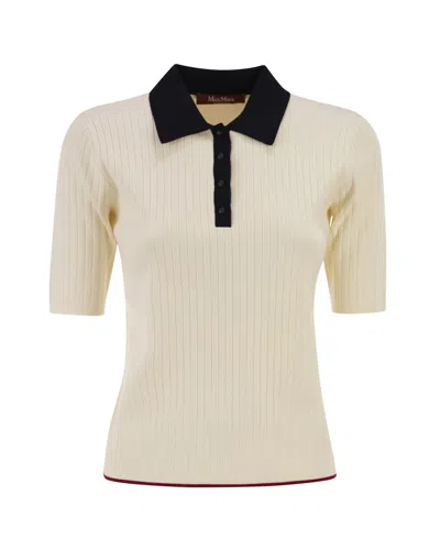 Max Mara Studio Elevated Women's Sweater For Ss26 In White