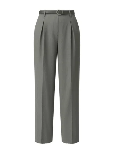 Max Mara Studio Entrata Trousers In Gray