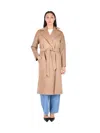Max Mara Natural Wool Belted Coat In Neutral