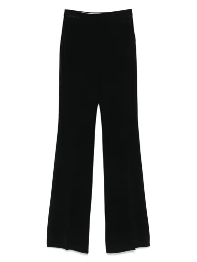 MAX MARA MAX MARA STUDIO FLARED "ALABAMA" TROUSERS CLOTHING
