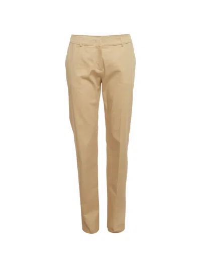 Pre-owned Max Mara Studio Flared Trousers In Neutral