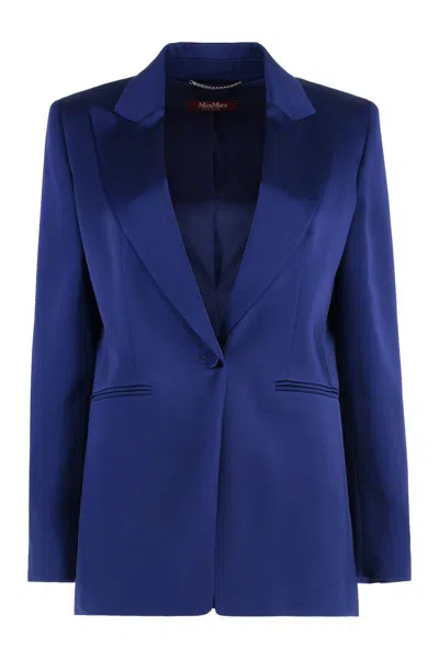 MAX MARA MAX MARA STUDIO GALAZIA SATIN BLAZER