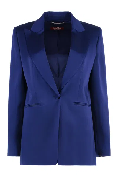 MAX MARA MAX MARA STUDIO GALAZIA SATIN BLAZER