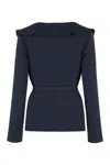 Max Mara Studio Galizia Cady Jacket In Blue