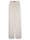 Max Mara White Cashmere Jardin Pants In White