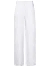 Max Mara Duomo Straight Casual Pants In White