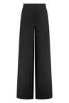 Max Mara Orche Straight-leg Tailored Pants In Black