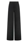 Max Mara Orche Straight-leg Tailored Pants In Black