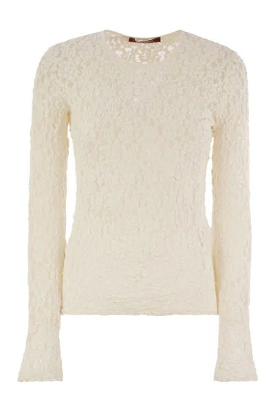 Max Mara Studio Gennaio - Tight-fitting Cloqué Lace Jersey