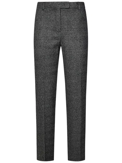 Max Mara Gerico Cotton Trousers In Grey