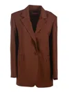 Max Mara Studio Giacca Balco In Brown