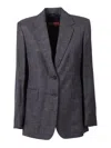 Max Mara Studio Giacca Hodeida In Black