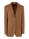 Max Mara Studio Giacca Nice In Brown