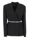 Max Mara Studio Giacca 藜麦 In Black