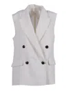Max Mara Studio Giacca Smanicata Aia In Neutral