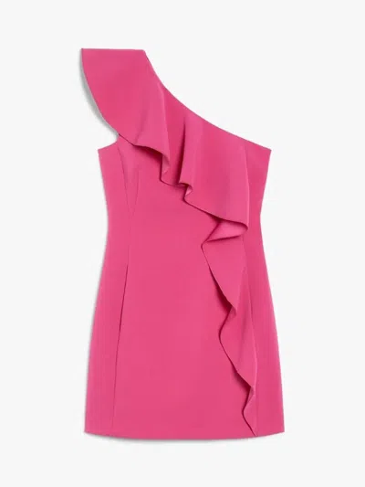 Max Mara Studio Giacomo Dress Fuchsia In Pink