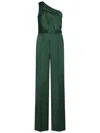 Max Mara Studio Gioire One-shoulder Jumpsuit In Green