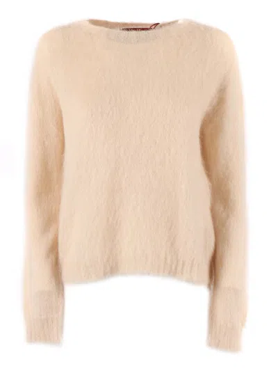 Max Mara Studio Girocoll In Neutral