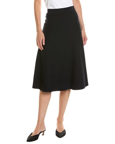 Max Mara Studio Giusy Midi Skirt In Black