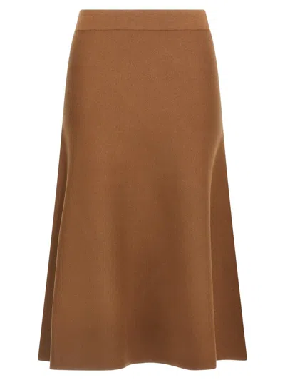 Max Mara Giusy Skirt In Brown