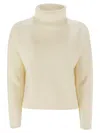 Max Mara Golia Maglia Collo Alto Misto Cachemire
