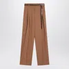 Max Mara Studio Hazelnut Canvas Trousers