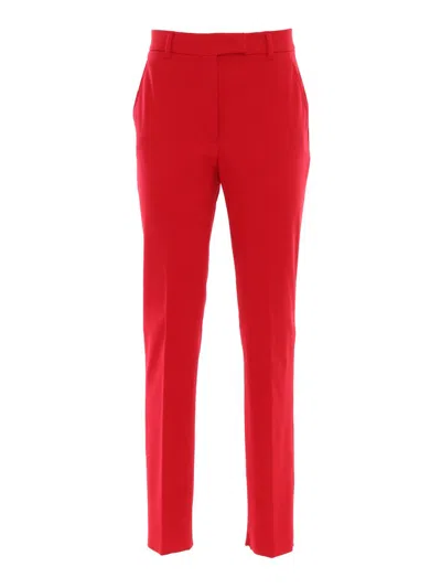 Max Mara Ermes Jersey Trouser In Red