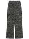 Max Mara Studio Wide Polyesters Pants In Black
