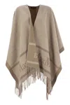 Max Mara Cappuccino Wool Hildestd Cape