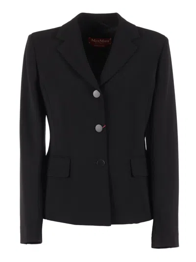 Max Mara Studio Jacket In Black