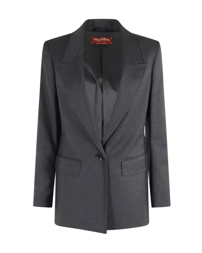 Max Mara Studio Jacket In Black