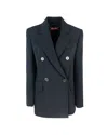 Max Mara Studio Jacket In Black