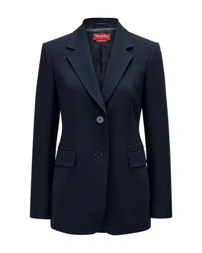 Max Mara Studio Jacket In Blue