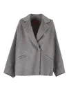 Max Mara Studio Jacket In Gray