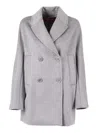 Max Mara Studio Jacket In Gray