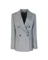 Max Mara Studio Jacket In Grey