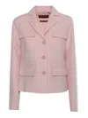 Max Mara Studio Jacket In Pink