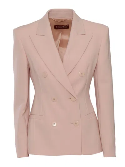 Max Mara Studio Jacket In Pink