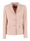 Max Mara Studio Jacket In Pink