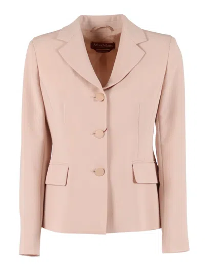 Max Mara Studio Jacket In Pink
