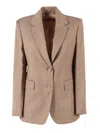 Max Mara Studio Jacket In Pink