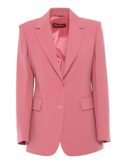 Max Mara Studio Jacket In Pink