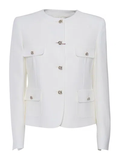 Max Mara Studio Jacket In White