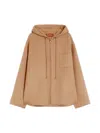 Max Mara Studio Jacket With Chest Pocket In Brown