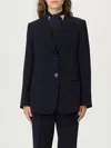 Max Mara Studio Jacket Woman Blue In Blue