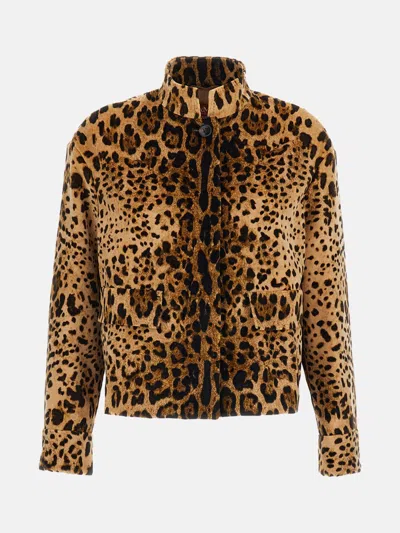 Max Mara Studio Jacket Woman In Brown