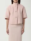 Max Mara Studio Jacket Woman Pink In Pink
